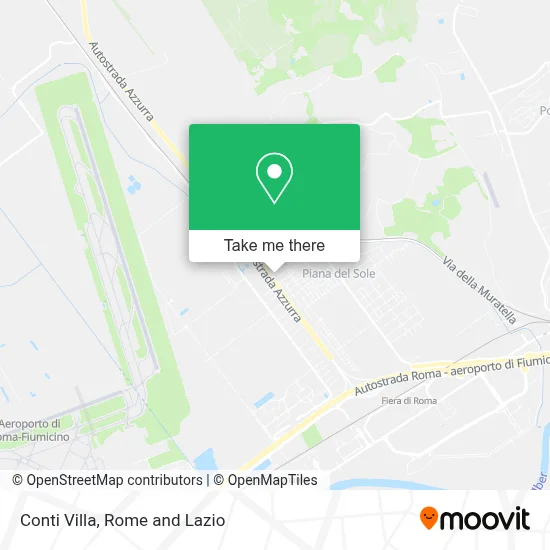 Conti Villa map