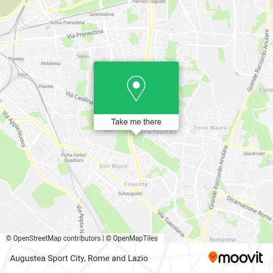 Augustea Sport City map