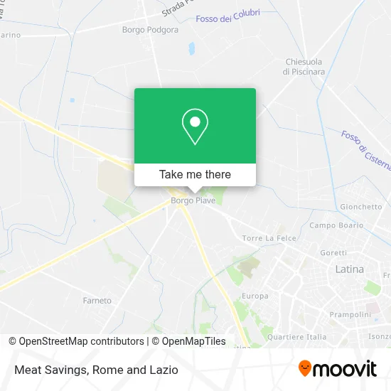 Meat Savings map