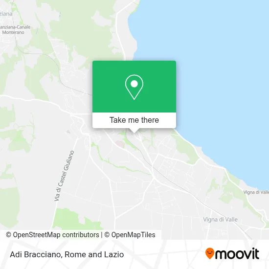 Adi Bracciano map