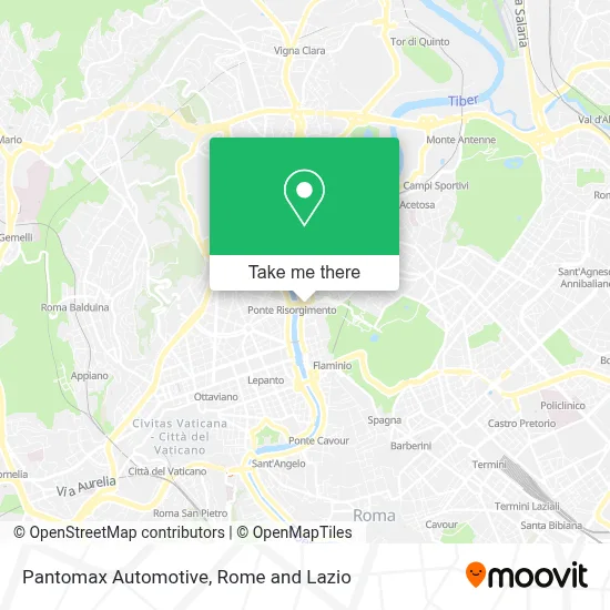Pantomax Automotive map