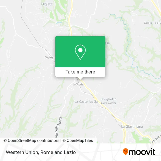 Western Union map