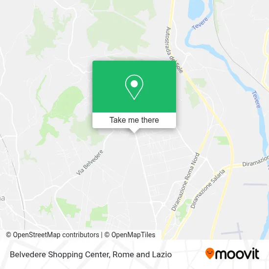 Belvedere Shopping Center map