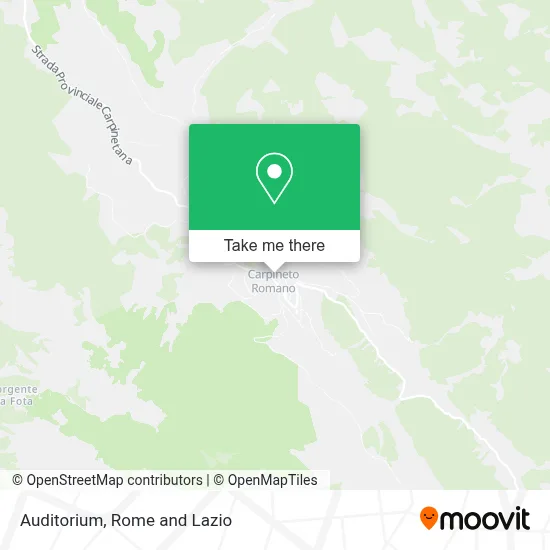 Auditorium map