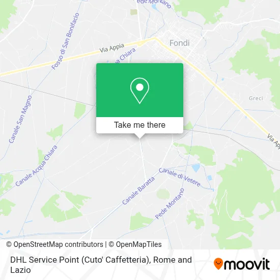 DHL Service Point (Cuto' Caffetteria) map