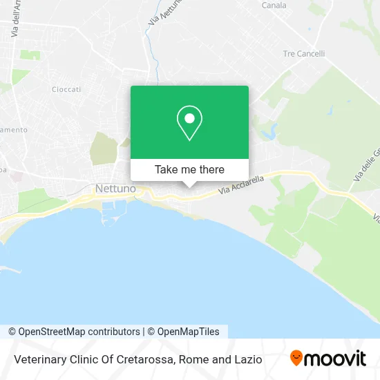Veterinary Clinic Of Cretarossa map