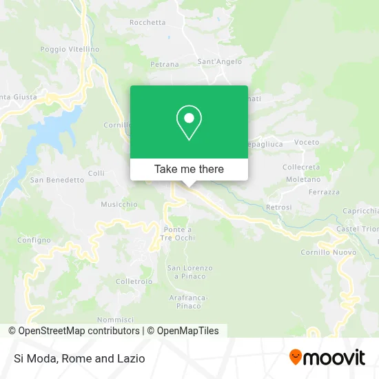 Si Moda map