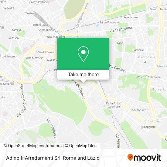 Adinolfi Arredamenti Srl map