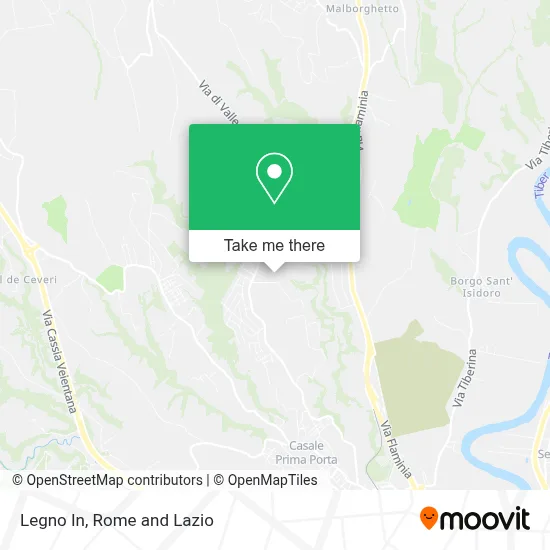 Legno In map