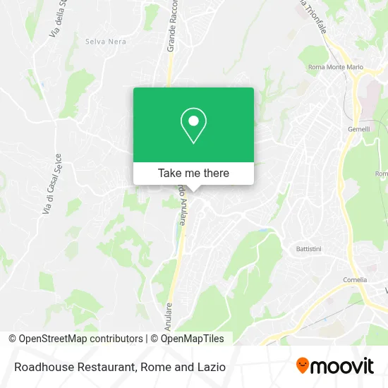 Roadhouse Restaurant map