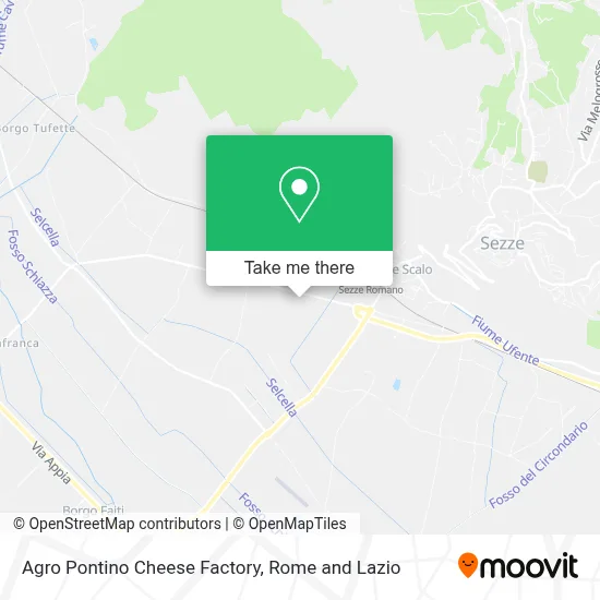 Agro Pontino Cheese Factory map