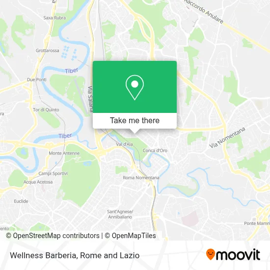Wellness Barberia map