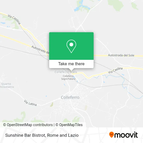 Sunshine Bar Bistrot map