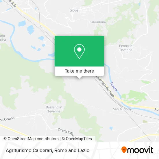 Agriturismo Calderari map
