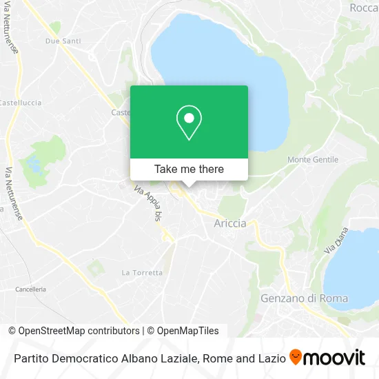 Partito Democratico Albano Laziale map