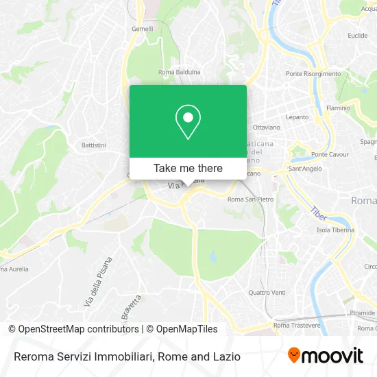 Reroma Servizi Immobiliari map