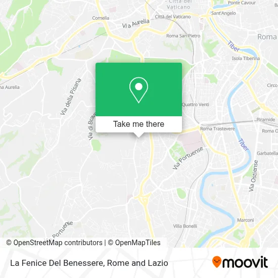 La Fenice Del Benessere map