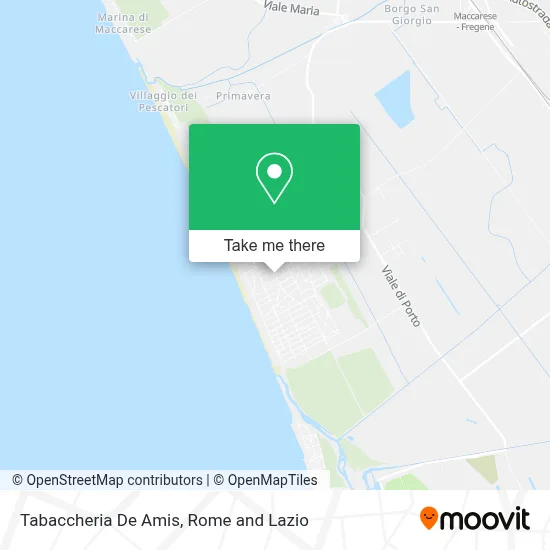 Tabaccheria De Amis map