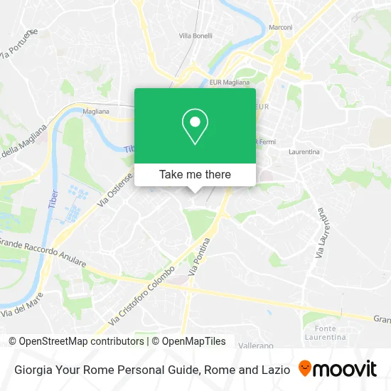 Giorgia Your Rome Personal Guide map