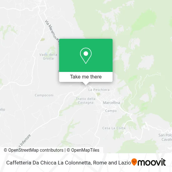 Caffetteria Da Chicca La Colonnetta map