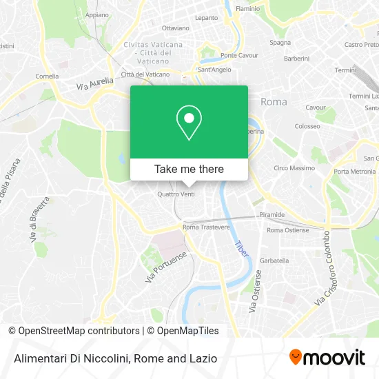 Alimentari Di Niccolini map