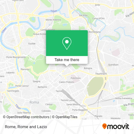 Rome map