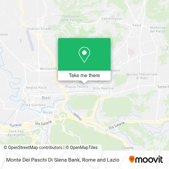 Monte Dei Paschi Di Siena Bank map