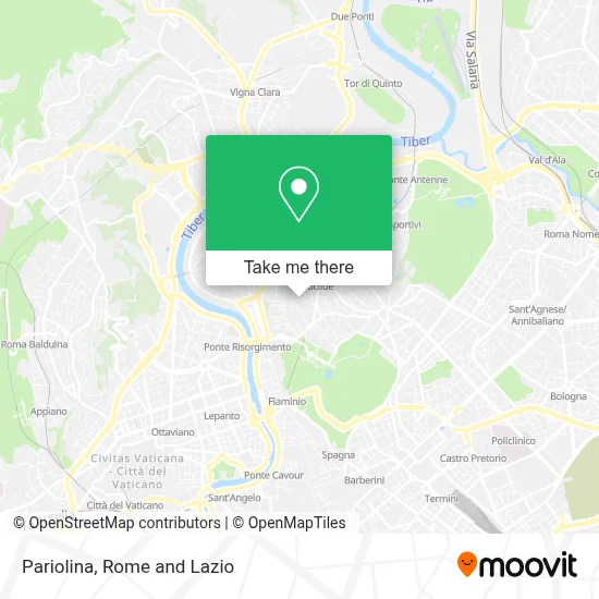 Pariolina map