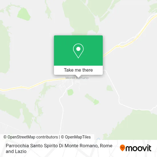 Parrocchia Santo Spirito Di Monte Romano map