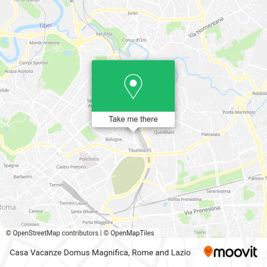 Casa Vacanze Domus Magnifica map