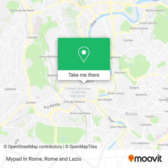 Mypad In Rome map