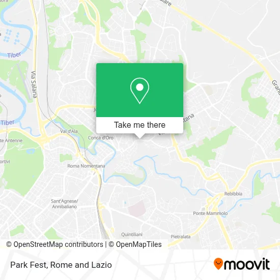 Park Fest map