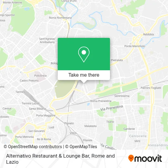 Alternativo Restaurant & Lounge Bar map