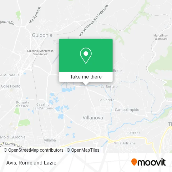 Avis map
