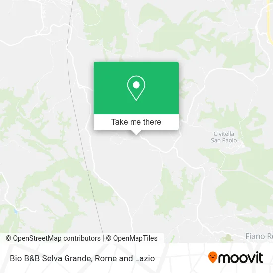 Bio B&B Selva Grande map