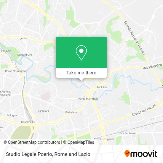 Studio Legale Poerio map