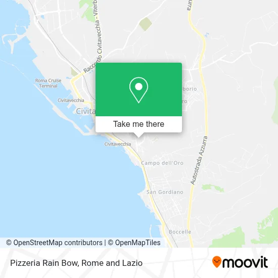 Pizzeria Rain Bow map