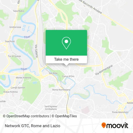 Network GTC map