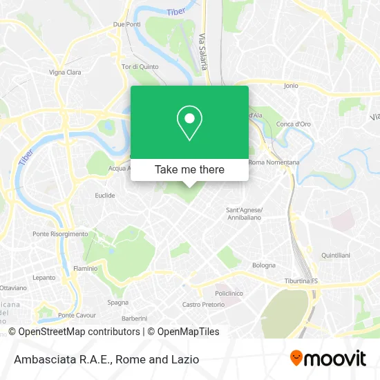 Ambasciata R.A.E. map