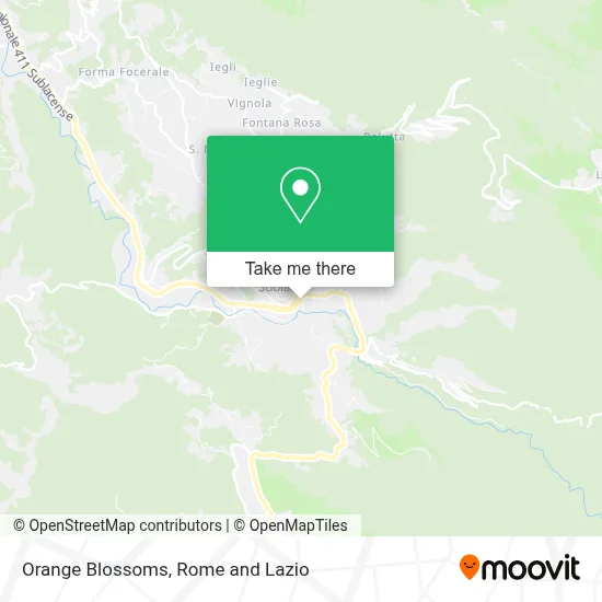 Orange Blossoms map