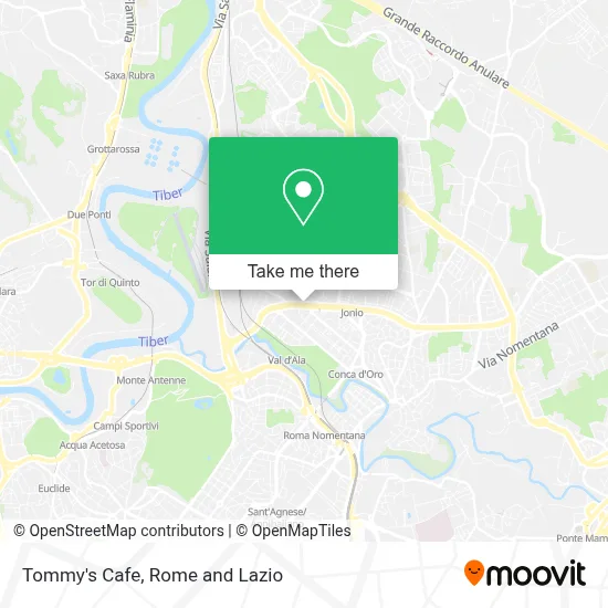 Tommy's Cafe map