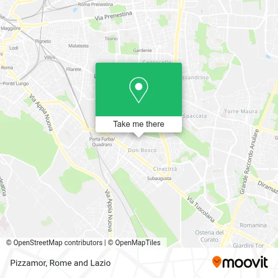 Pizzamor map