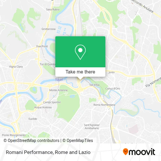 Romani Performance map