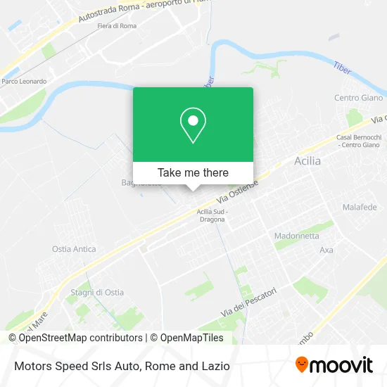 Motors Speed Srls Auto map