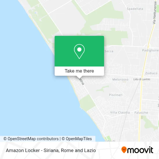 Amazon Locker - Siriana map
