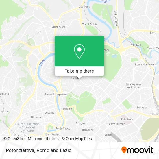 Potenziattiva map