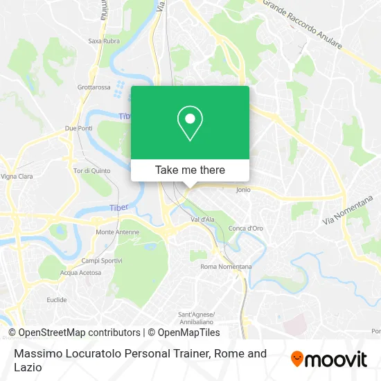 Massimo Locuratolo Personal Trainer map
