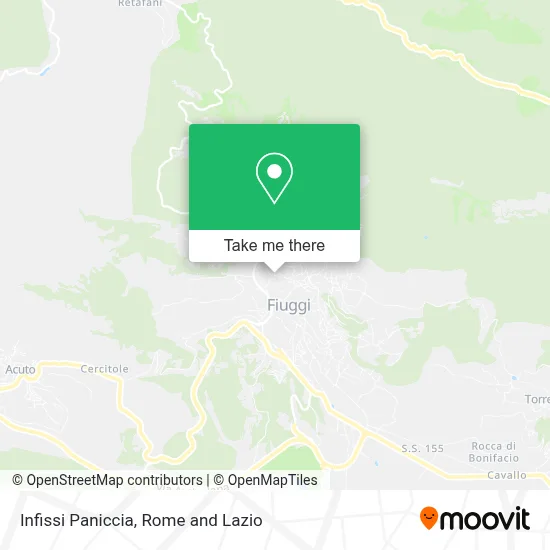 Infissi Paniccia map