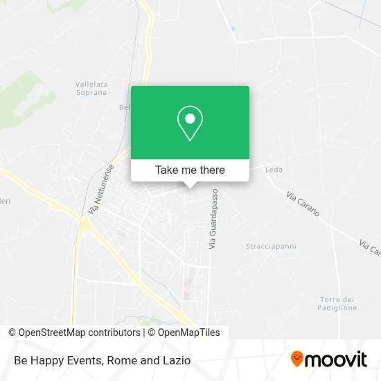 Be Happy Events map