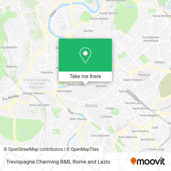 Trevispagna Charming B&B map